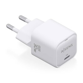 Aisens Cargador GaN 30W USB-C Blanco ASCH-30W1P018-W